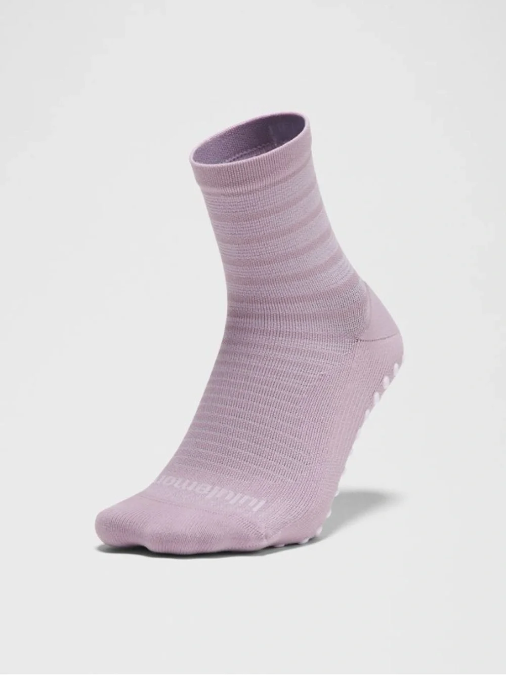 NWT Lululemon Find Your Balance Grip Mesh Socks Lotus Lavender size XL